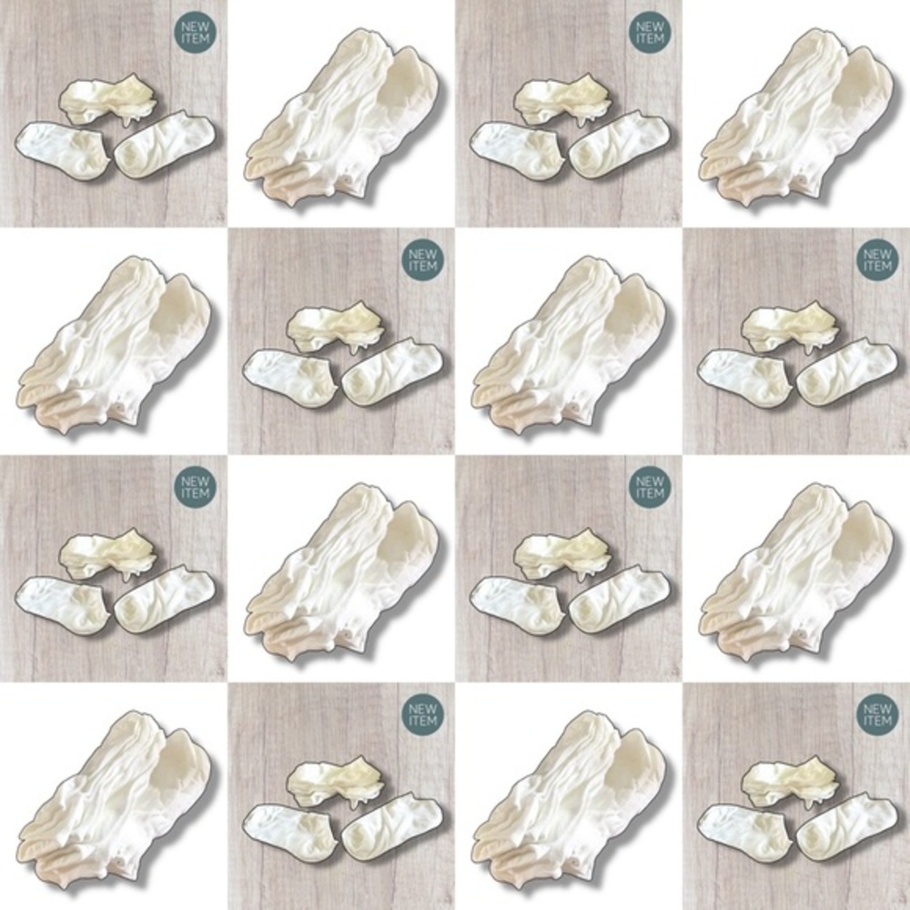 SALE! 60Pack NEW Men's White Ankle Socks (One Size / Unisex)